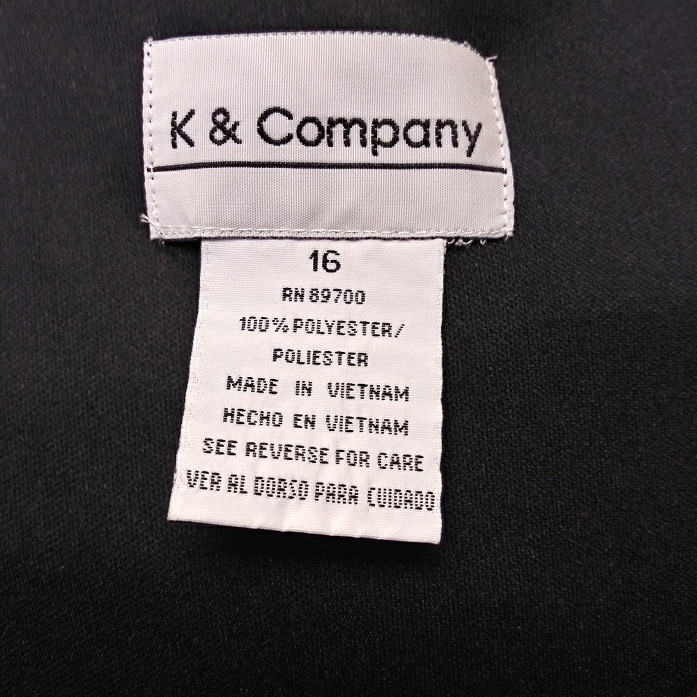 Black K & Company dress Size 16 - Picture 5 of 5
